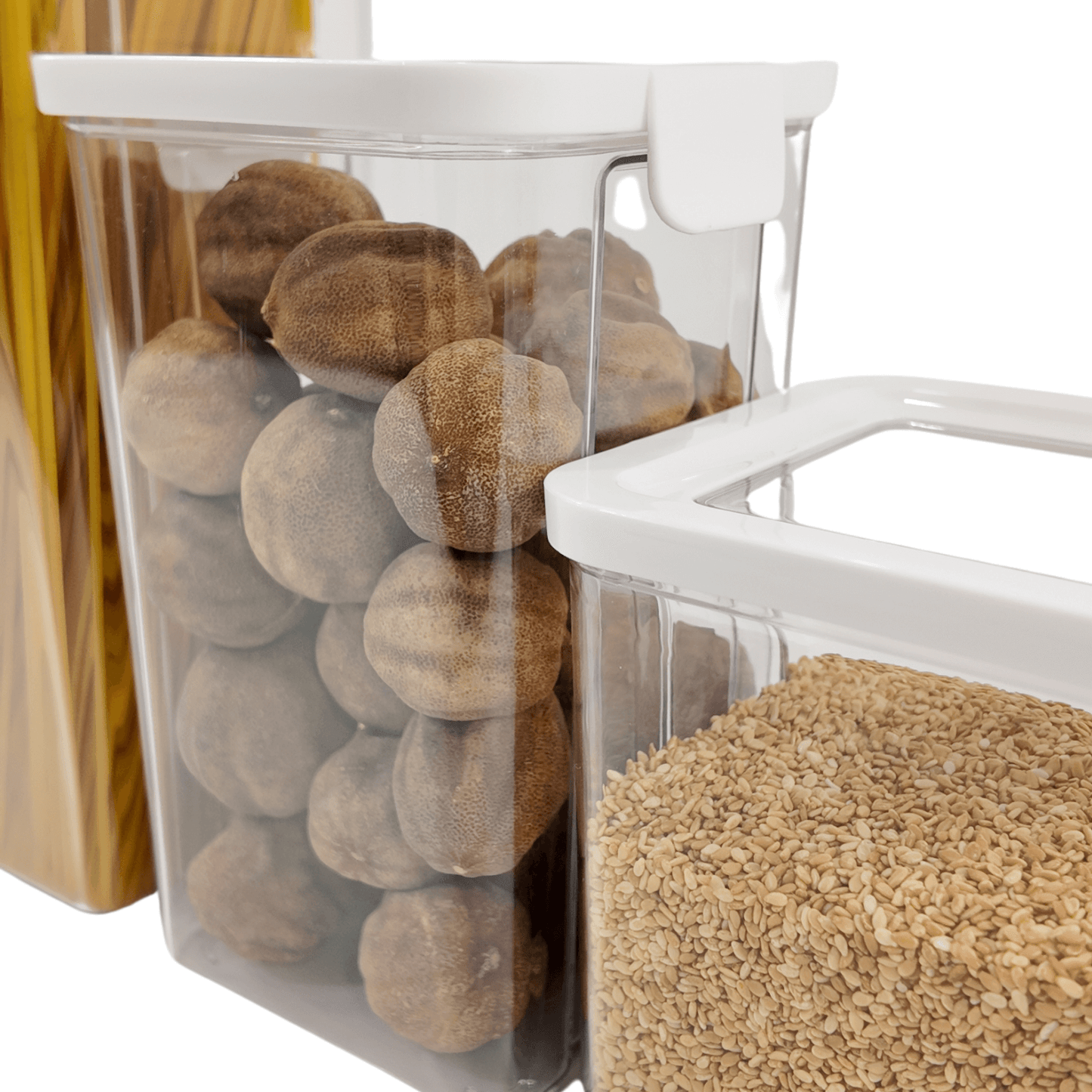 White Airtight Container with Side Clips – 1900ml-4