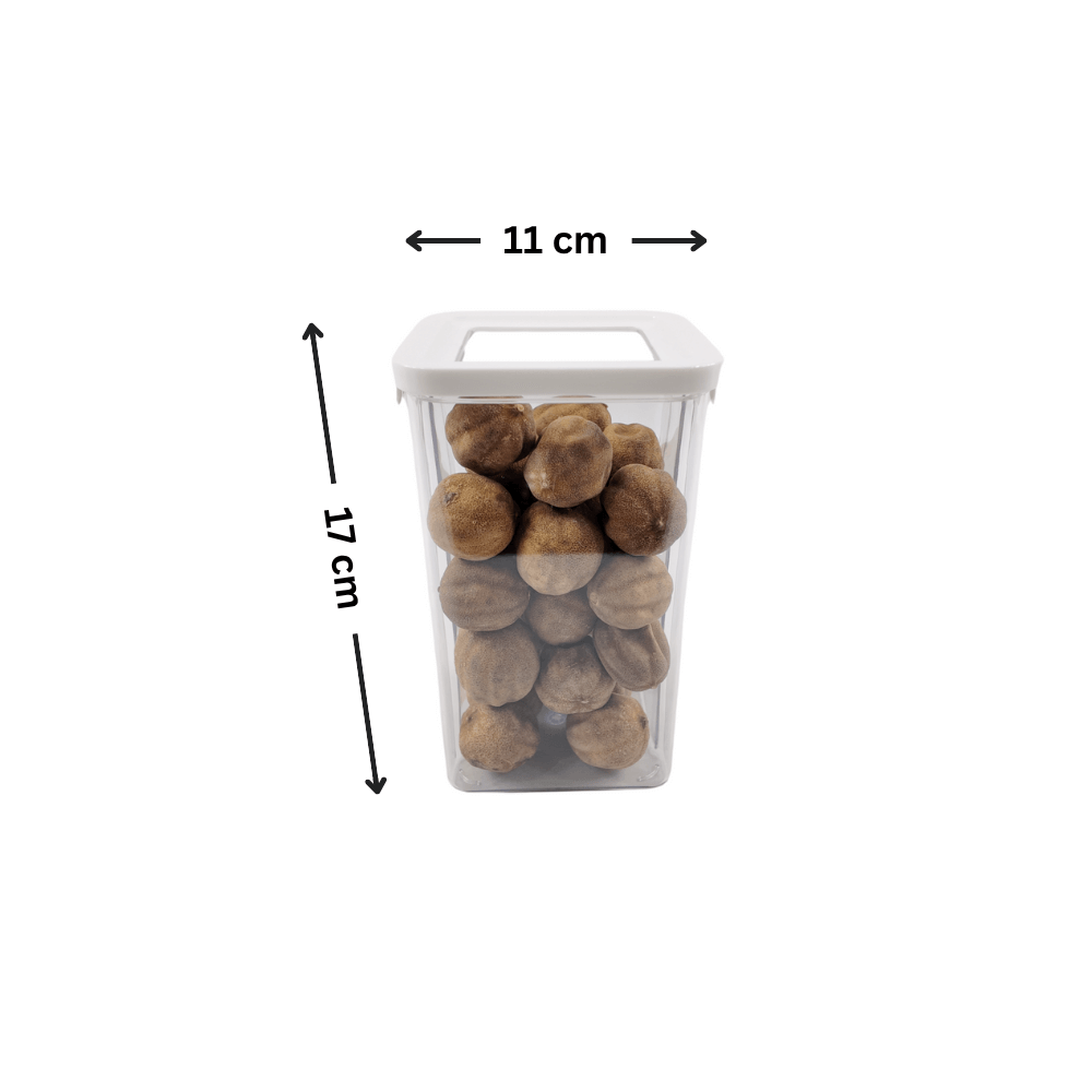 White Airtight Container with Side Clips – 1300ml-1