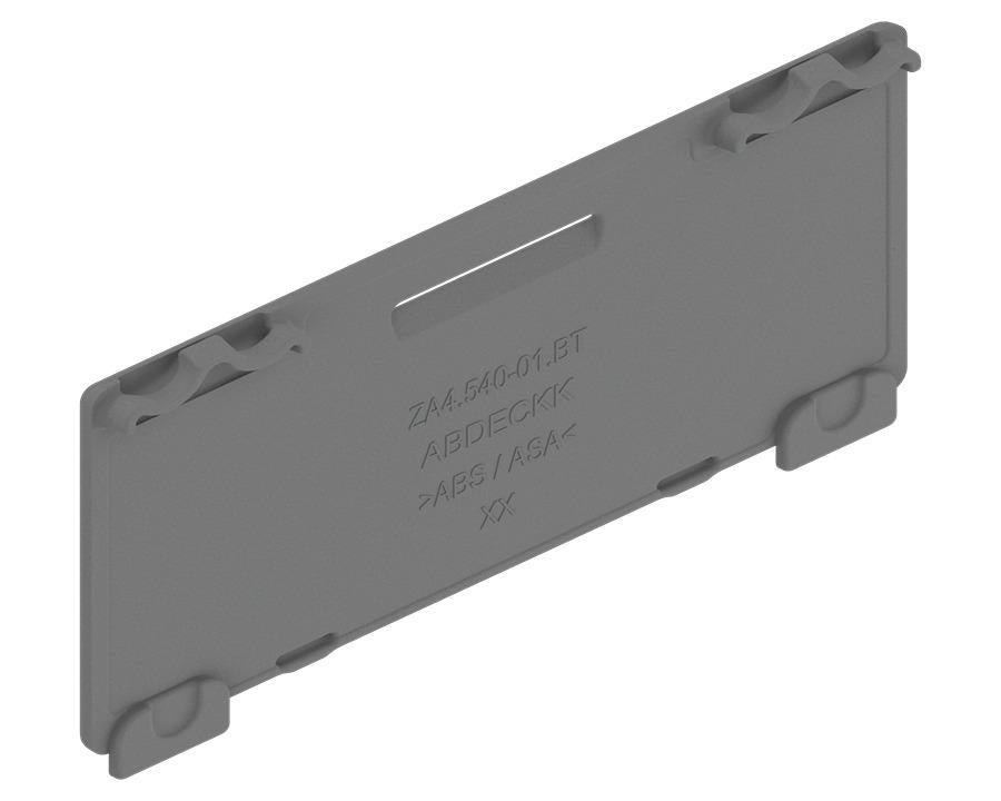 Blum MERIVOBOX Cover Cap Internal Indium Grey. ZA45401