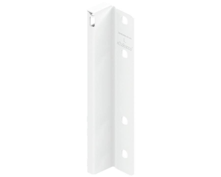 Blum MERIVOBOX Back Fixing Bracket Left Hand Industrial Pack E Height Silk White *Must be purcahsed in pack quantity of 50 by W&B