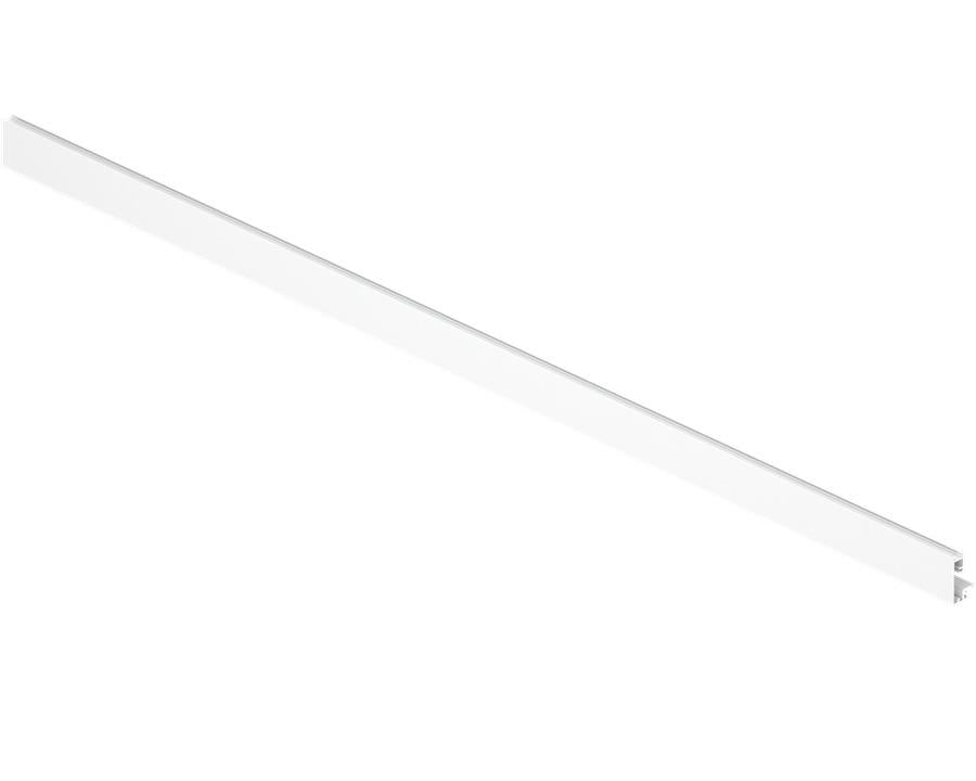 Blum MERIVOBOX Front Section for Inner Drawer and Inner Pull-Out with Glass Design Element Indium Grey Cabinet Width: 1200mm by W&B