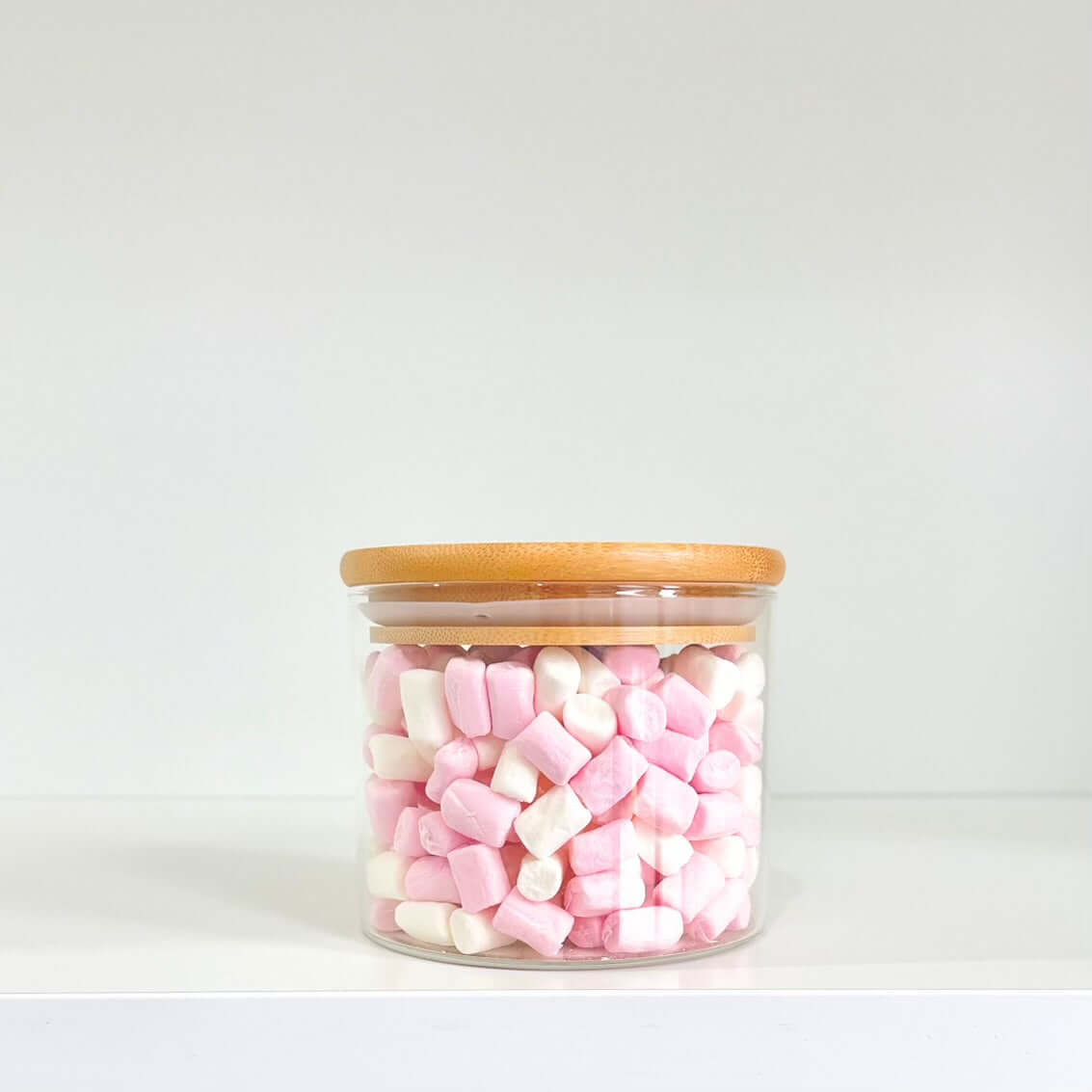 Bamboo Glass Jars Large Pantry Container Set – 24 Pack-3