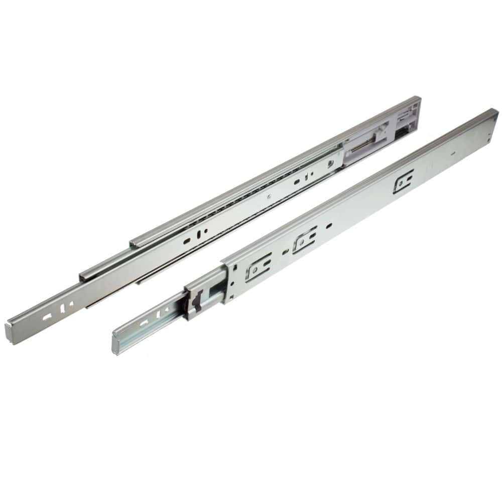 Drawer Slide Pair 400mm - soft close - Imperial Glass and Timber
