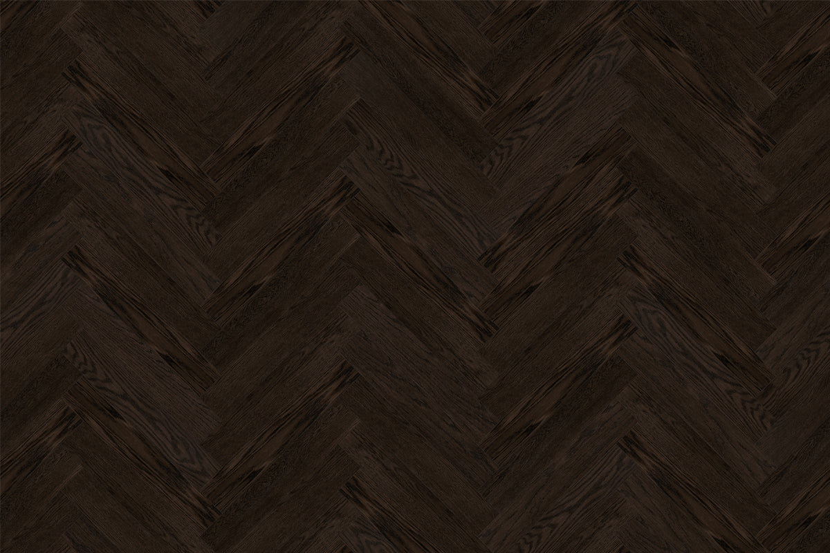 Charcoal - Herringbone Engineered Flooring - Coswick