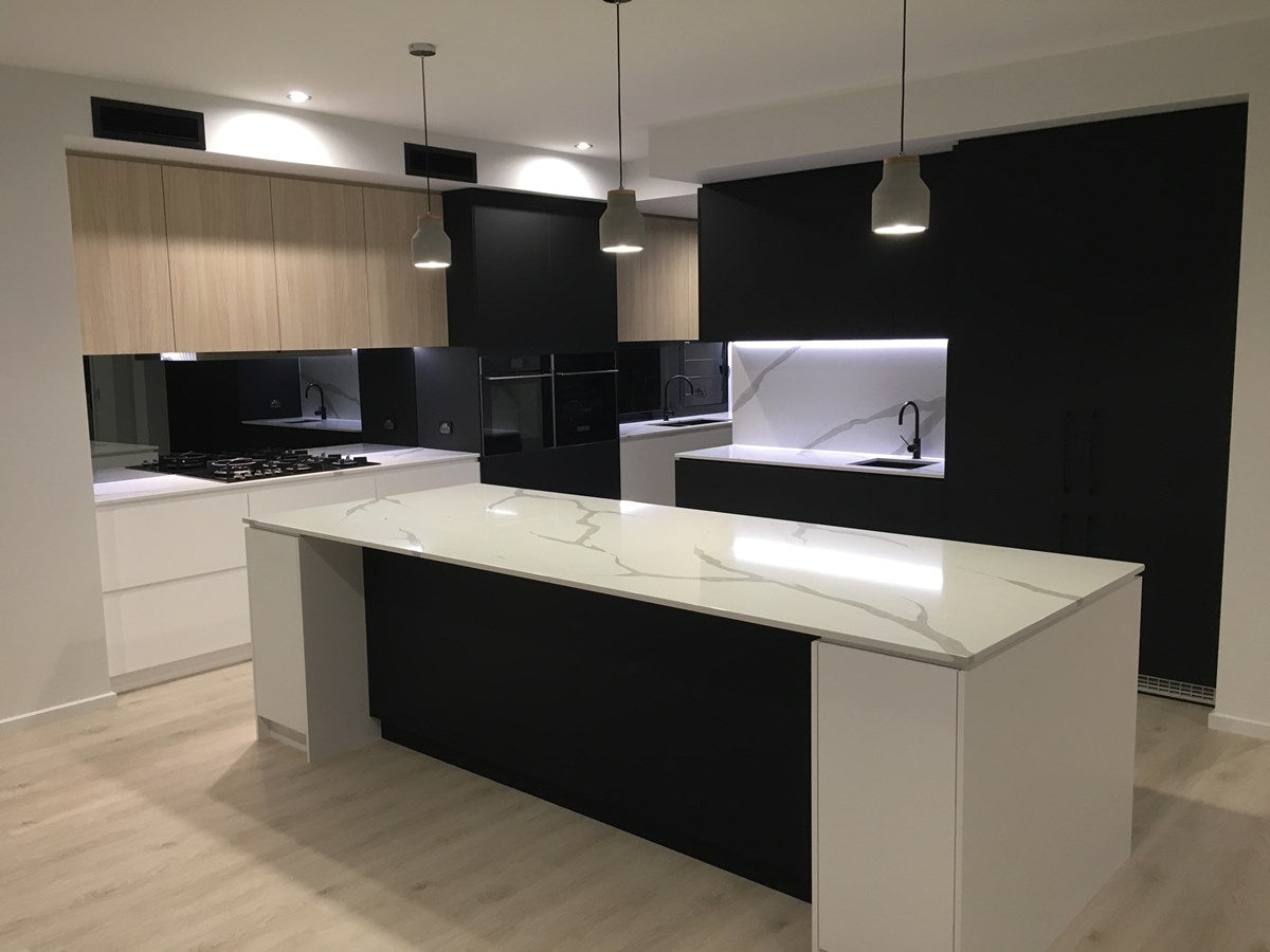Calacutta Primo Quartz Stone - Natural Quartz range $$$$ - Imperial Glass and Timber