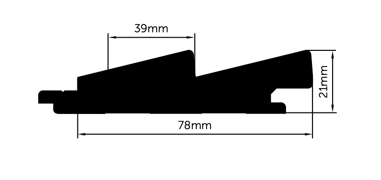 Traverse 2.7m - 78mm x 21mm Porta Timber Battens