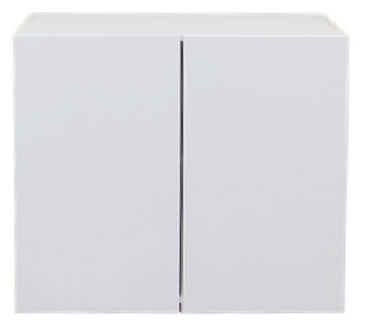 Wall Cabinet - Double Door 800mm - Imperial Glass and Timber