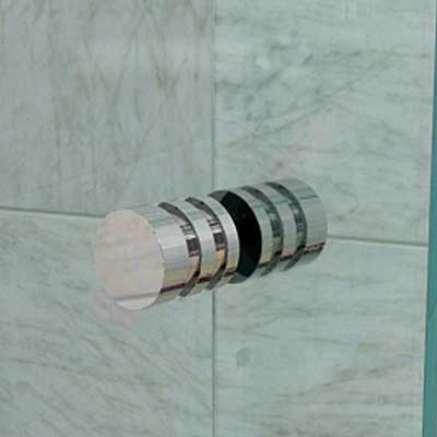 Shower screen handle - Double notch - Imperial Glass and Timber