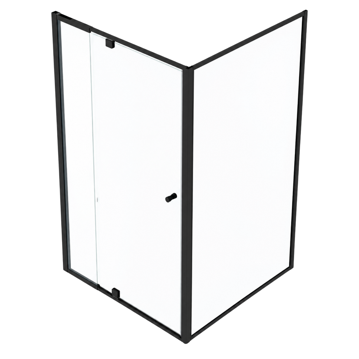 Pivot Door | L Shape | Semi Frameless Shower Screen | 1000 x 1000mm