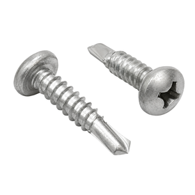 8G x 13mm Chrome Self Tapping Screws