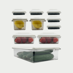 10-Piece Fridge &  Freezer Storage Set – The Ultimate Organisation Solution