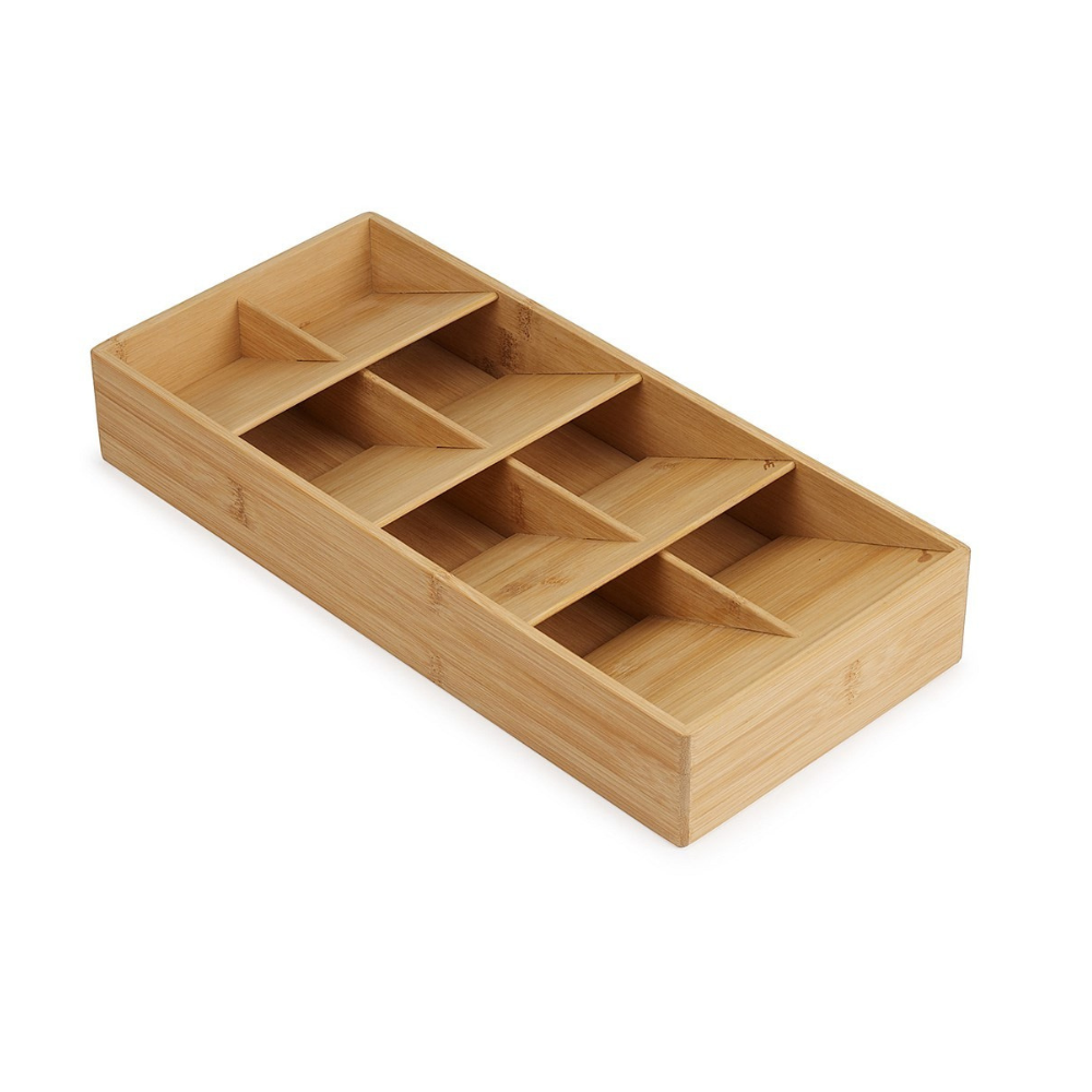 Bamboo Compact Cutlery Organiser-2