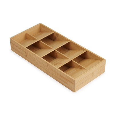 Bamboo Compact Cutlery Organiser-2