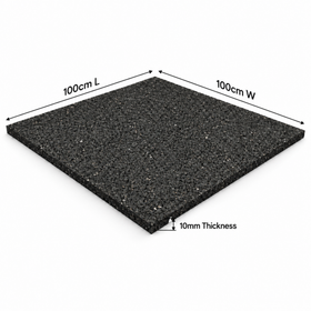 Acoustic Rubber Flooring Underlay | 10mm Sheet