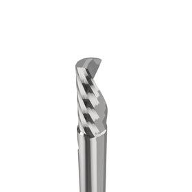 Single-Flute Plastic 0 Flute Spirals | 10mm D | 30mm L2 | 10mm S | 75mm L
