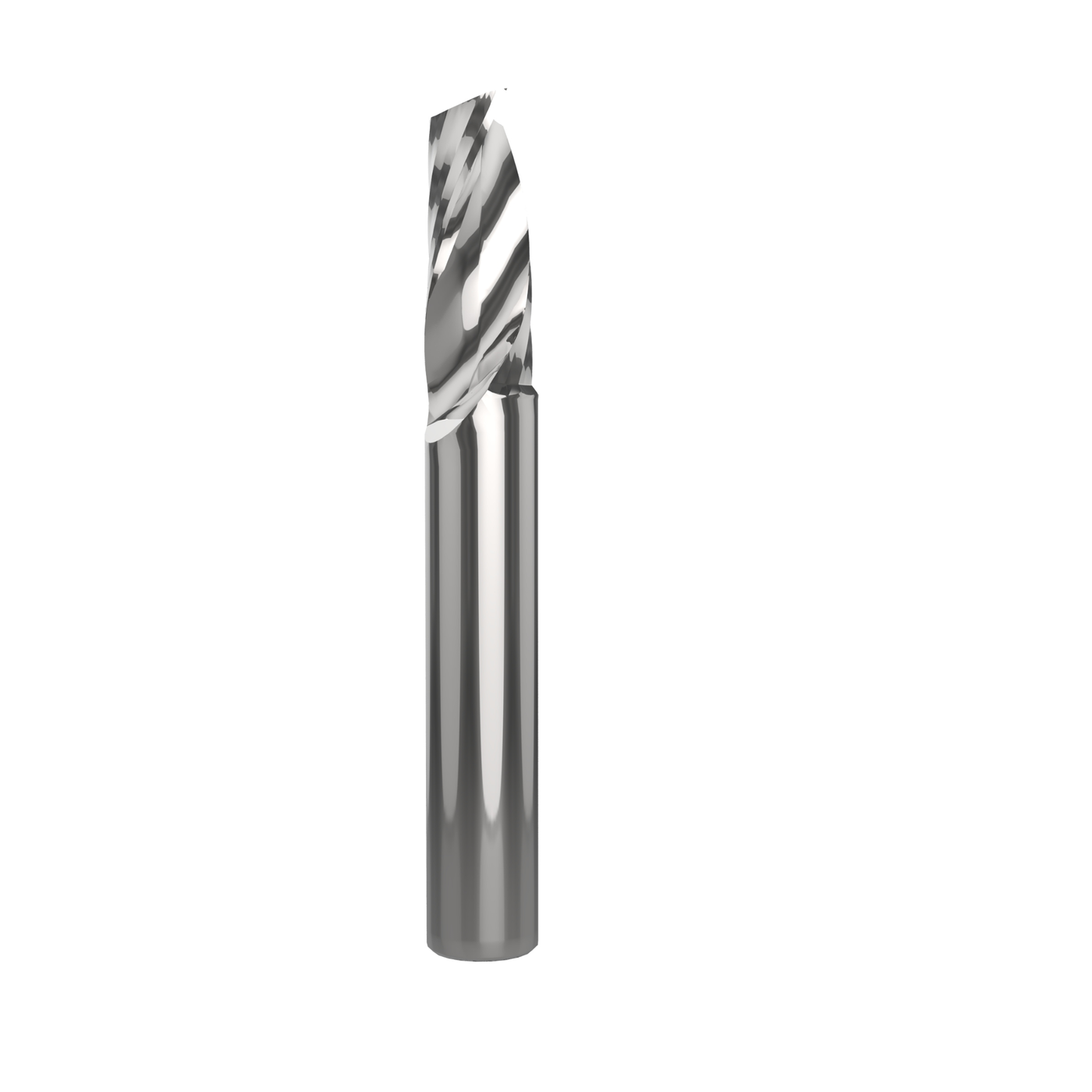 Single-Flute Plastic 0 Flute Spirals | 10mm D | 30mm L2 | 10mm S | 75mm L