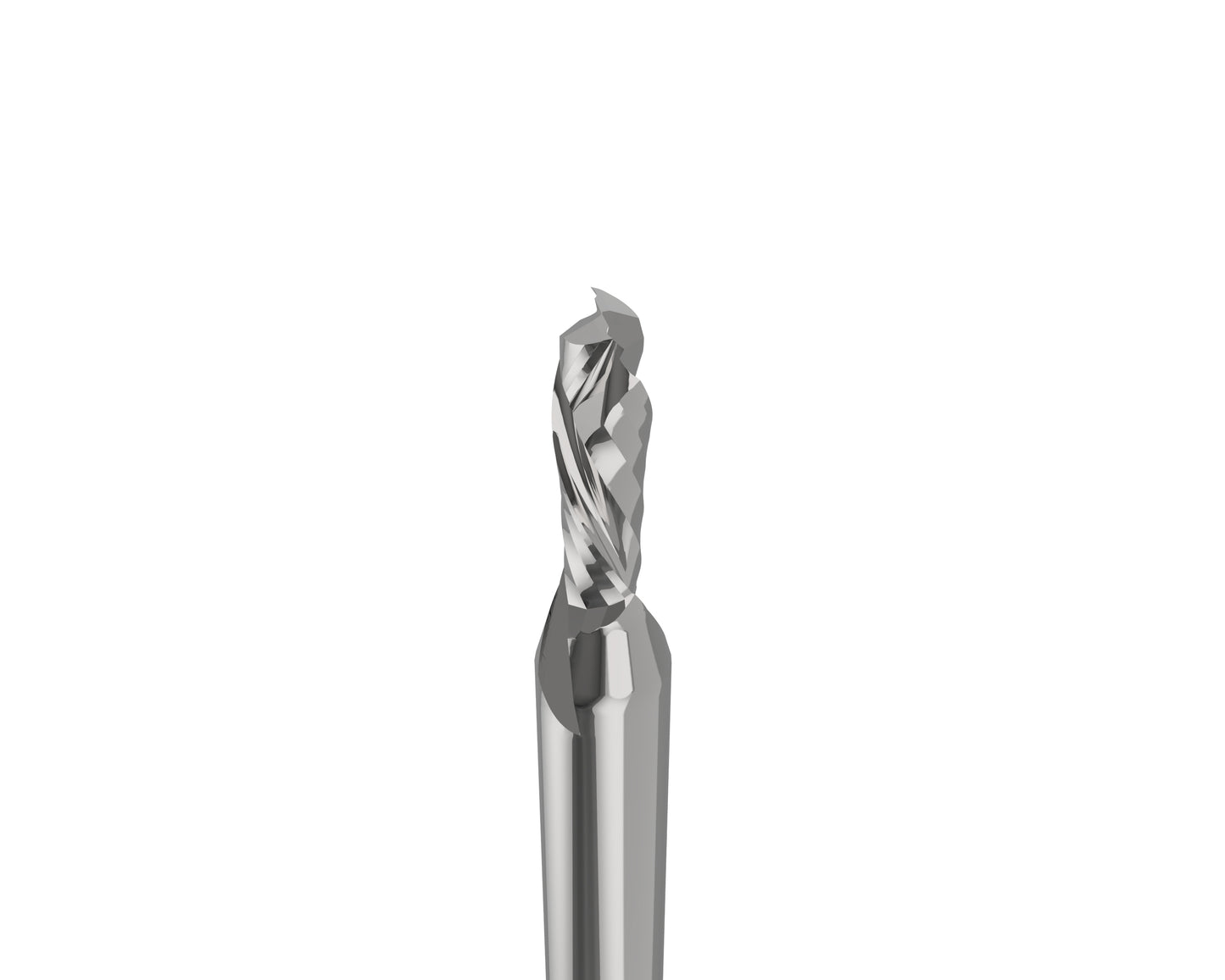 2-flute compression B cutter 12mm for smooth, chip-free cutting of laminated boards, MDF, plywood, and composite panels – durable, precise, ideal for cabinetry, panels, and professional woodworking