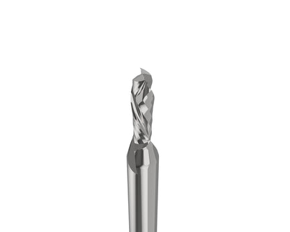 2-flute compression B cutter 12mm for smooth, chip-free cutting of laminated boards, MDF, plywood, and composite panels – durable, precise, ideal for cabinetry, panels, and professional woodworking