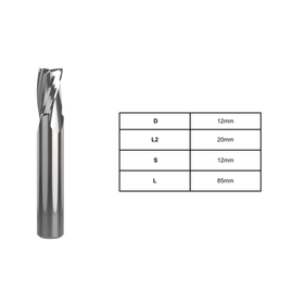 Compact Laminate Tools - Finishers | 12mm D | 20mm L2 | 12mm S | 85mm L