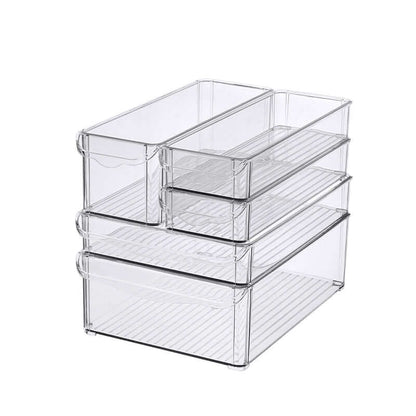 Clear Pantry Storage Tub with Lip – Large-1