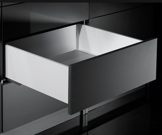 145mm slimline drawer system for modern kitchen cabinets, wardrobes and custom joinery
