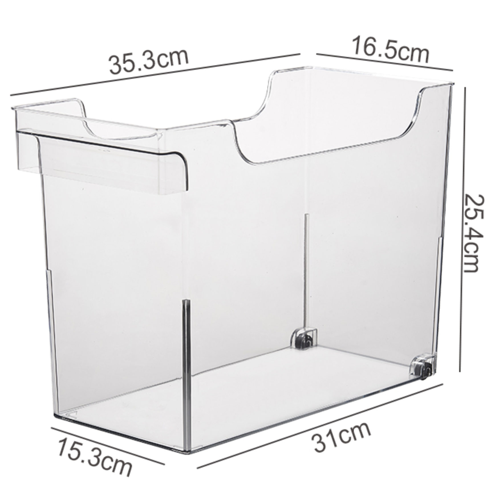 Clear Pull-Out Organiser – Wide-1
