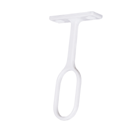 Oval Pillar Centre | 16mm | White