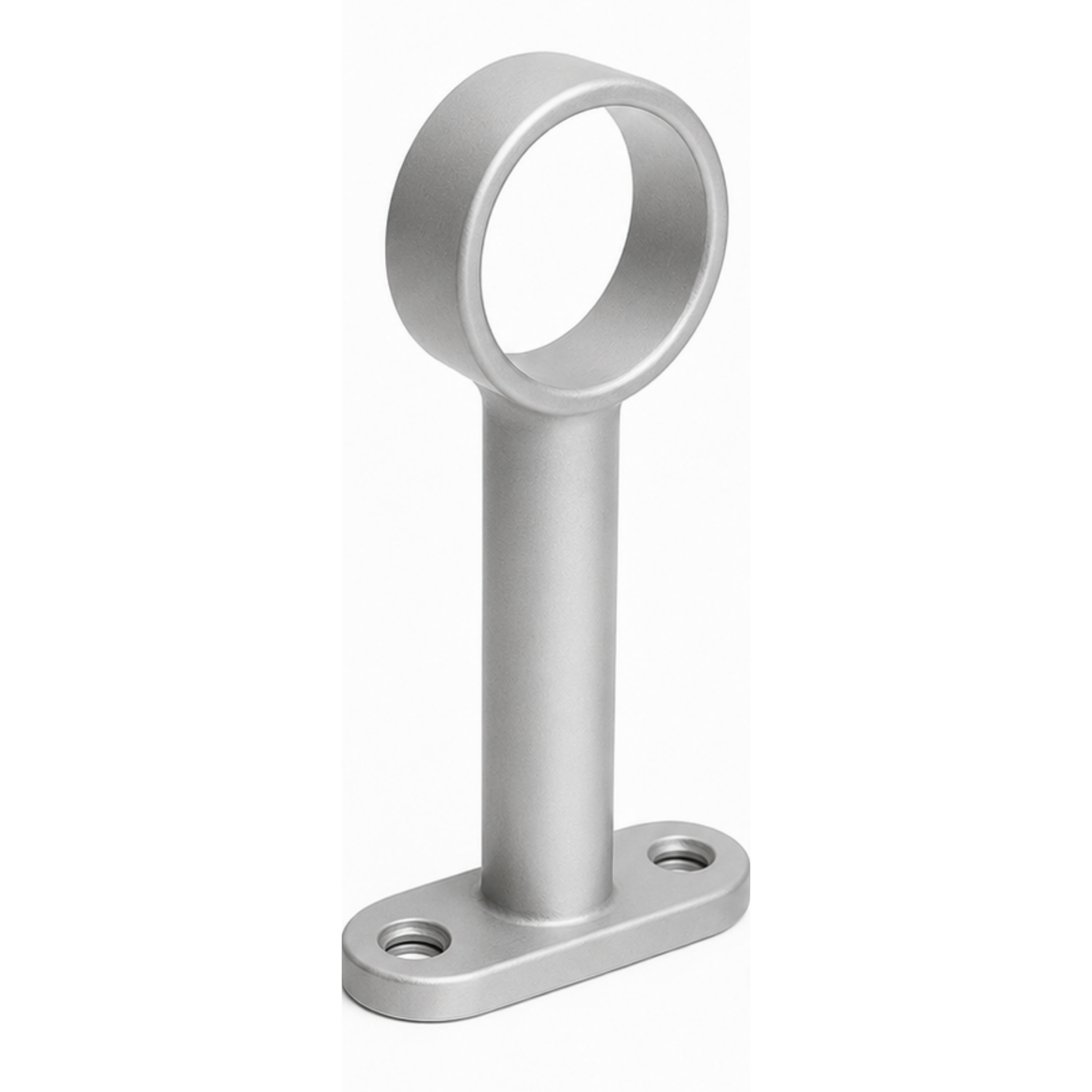 Round Pillar Centre | 16mm | Matt Silver