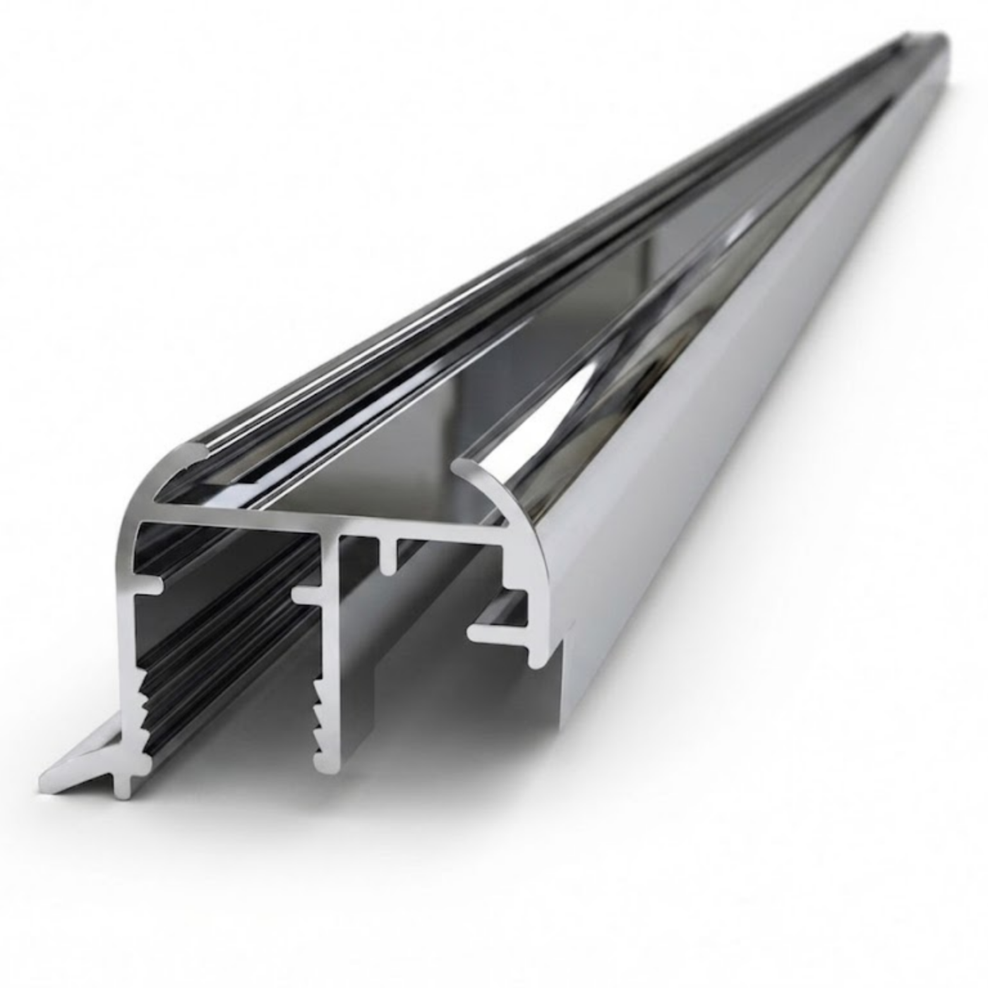 16mm Wardrobe Grip Style | Chrome