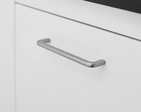 Furnipart Compact Handle. Finish: Inox Look. Length: 172mm by W&B