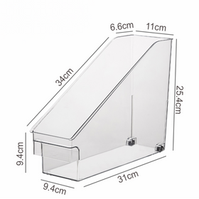 Clear Pull-Out Organiser – Easy Access for Deep Shelves