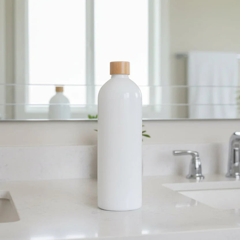 White Screw Top Bottle – 500 ml Refillable Storage