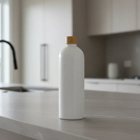 White Screw Top Bottle – 1 L Refillable Storage