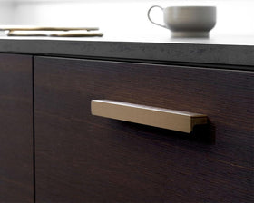 Furnipart Elan Handle. Finish: Brushed Brass. Length: 200mm by W&B