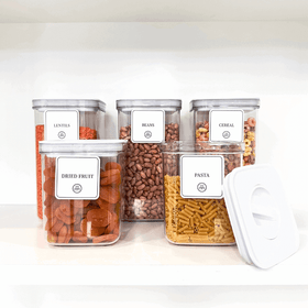 White Airtight Container with Twist Lock – 1300ml