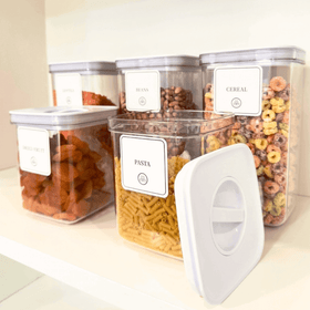 White Airtight Container with Twist Lock – 2100ml