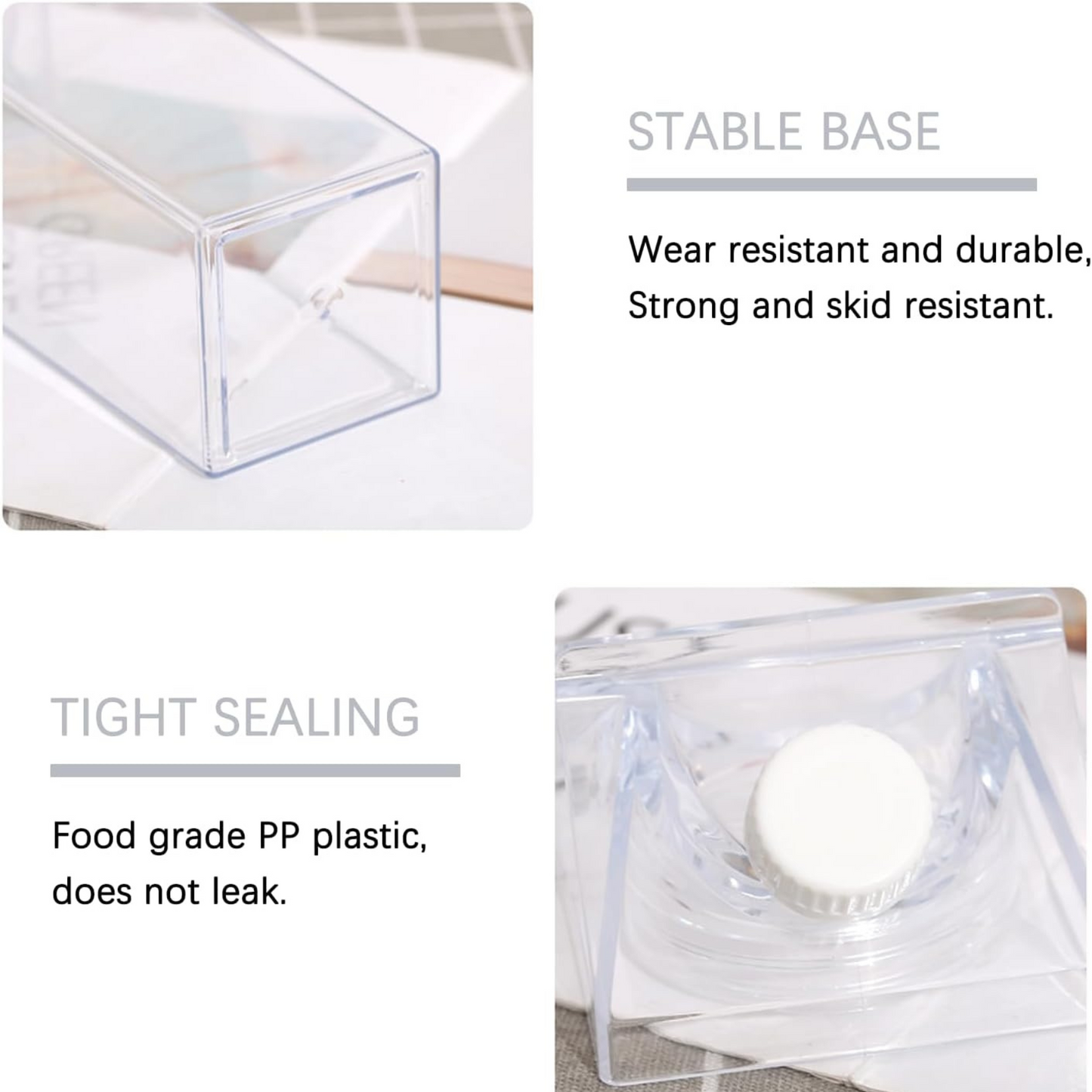 Clear Drink Container – 1 Liter-1