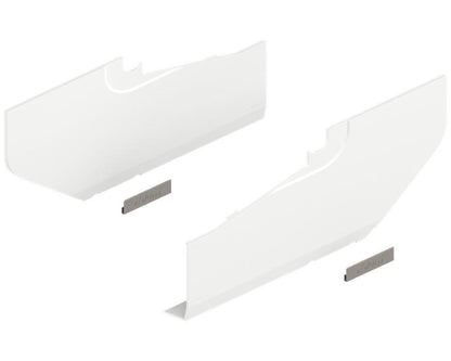 Blum AVENTOS Overhead Stay HS Cover Plate in Silk White. Not compatible with SERVO-DRIVE 20S8020