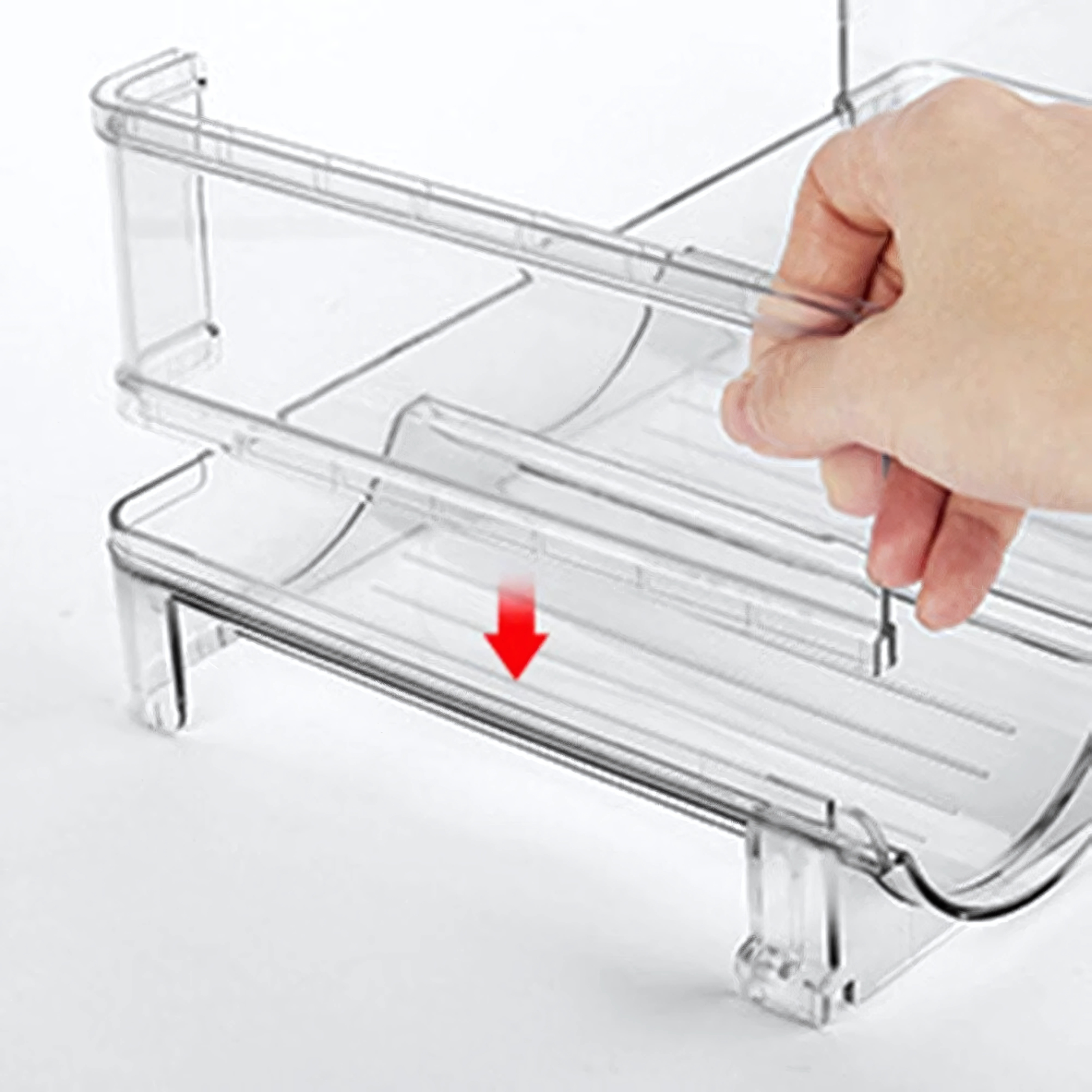 Large Stackable Bottle Organiser – Clear, Durable & Space-Saving-4