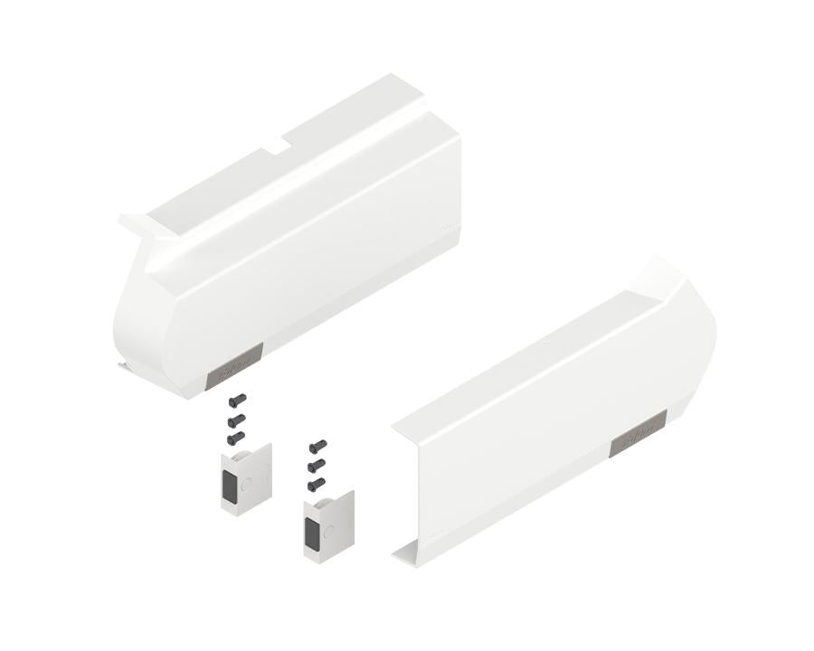 Blum AVENTOS Overhead Stay HF Cover Plate in Silk White - Compatible with SERVO-DRIVE 21F8020