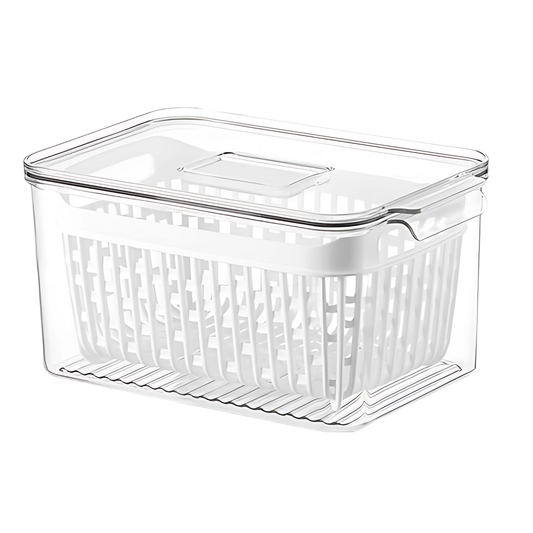 Fridge Storage Container with Single Basket-0