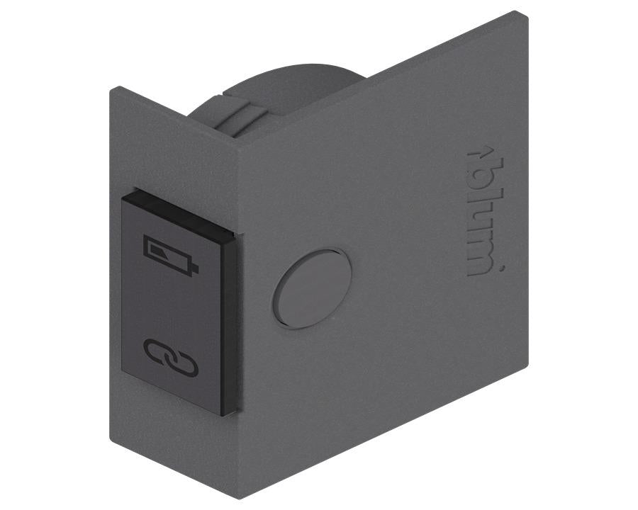 Blum SERVO-DRIVE Switch Dark Grey by W&B