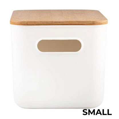Plastic & Bamboo Storage Containers – Multi-Purpose Organisers-4
