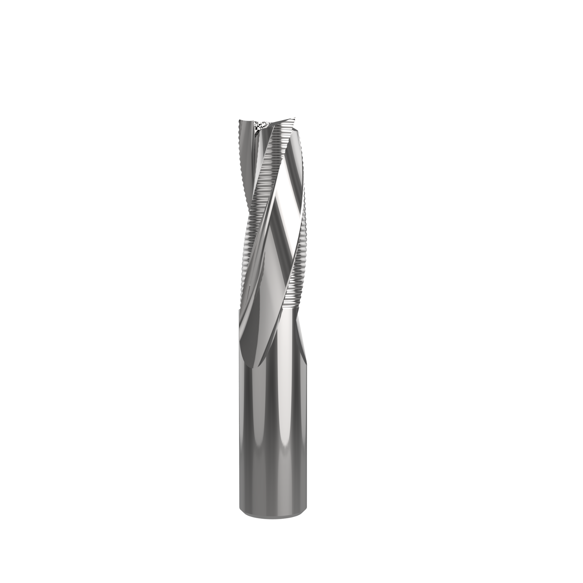 3-flute roughing spiral 25mm D x 75mm L2 for fast and efficient rough cutting of wood, MDF, and composite materials; durable CNC milling tool