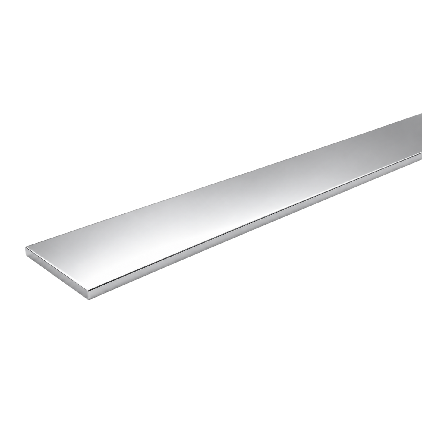 Flat Bar Aluminium | Chrome