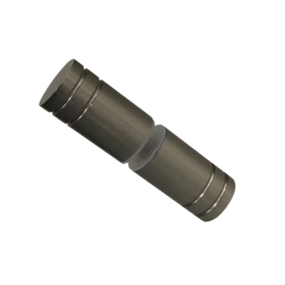 Modern Barrel Knob - Brushed Nickel