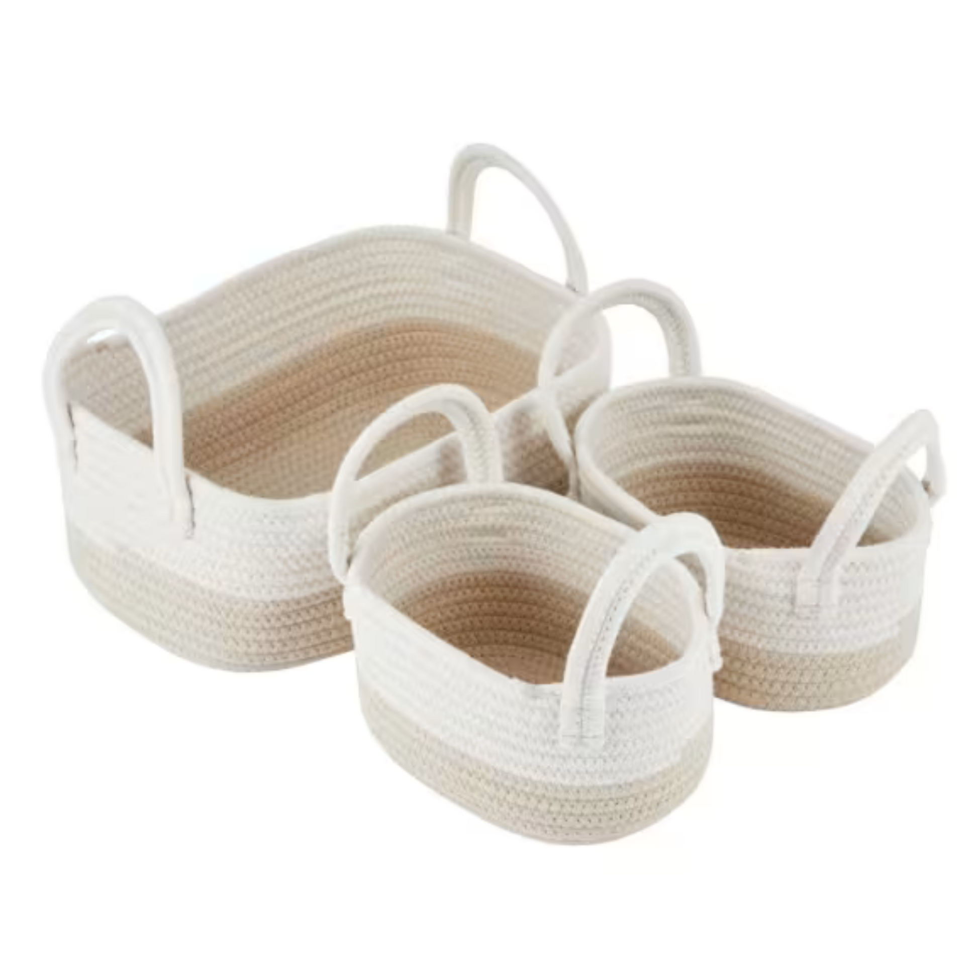Beige storage baskets - 3 Pack-1
