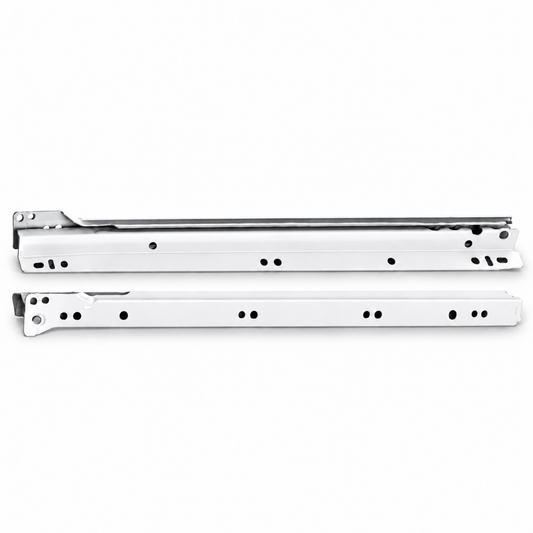 300mm standard steel drawer slides pair with 35kg capacity for cabinets, furniture and fold-up drawers