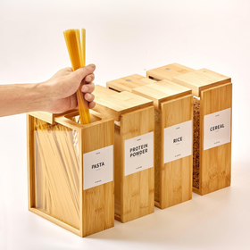 Bamboo Food Dispenser – 3L