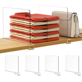Clear Shelf Divider – 30cm Wardrobe Organiser
